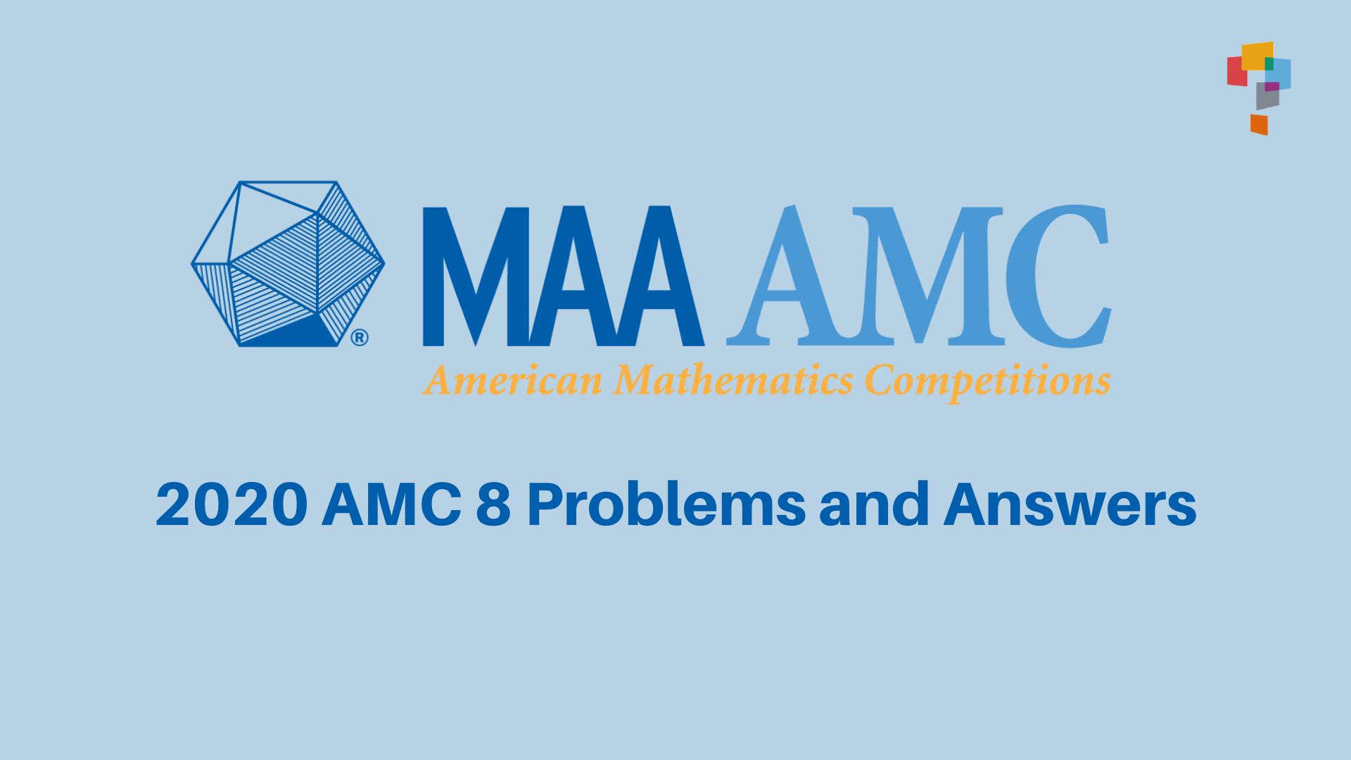 2020 AMC 8 Answers and Problems Guide Blog Think Academy US 学而思